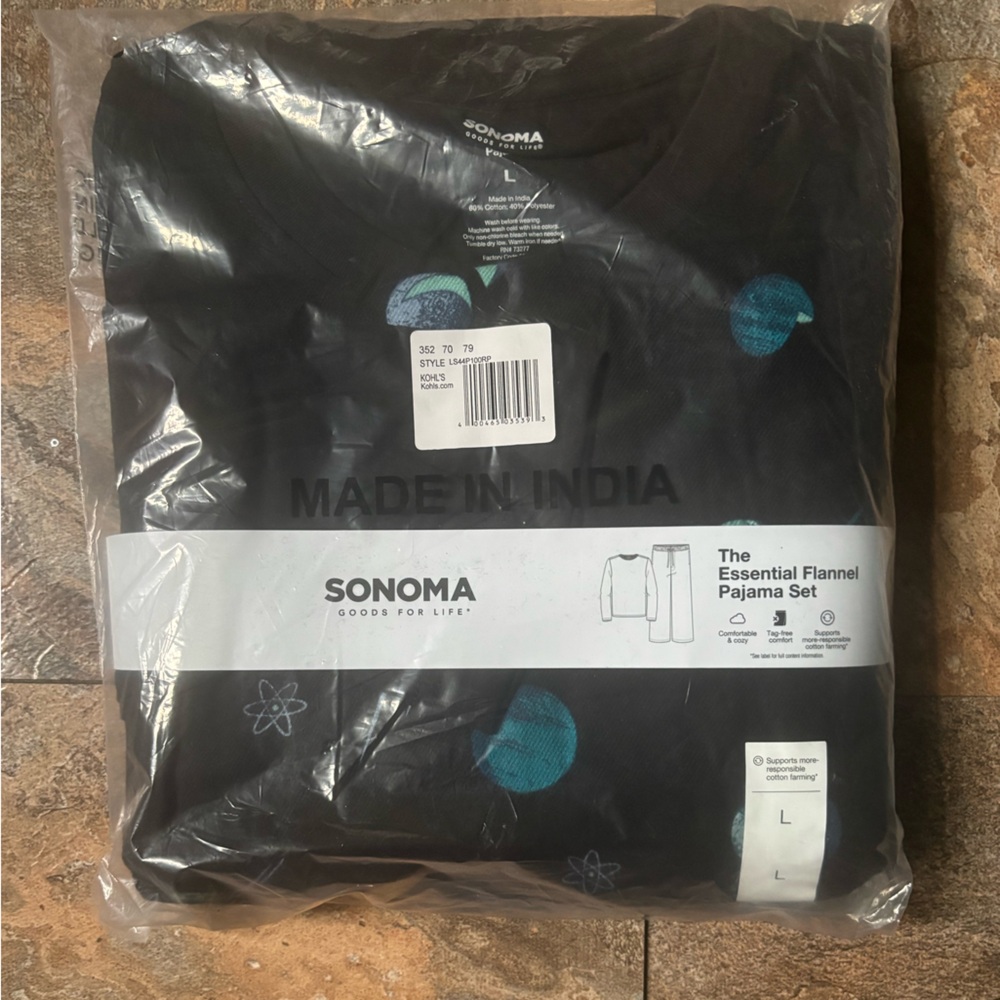 Sonoma Black Lounge Set with Blue Details